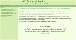 Desktop Screenshot of newsfinder.com