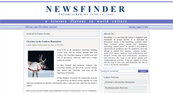 Desktop Screenshot of newsfinder.org