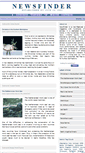 Mobile Screenshot of newsfinder.org